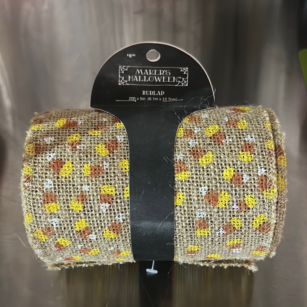 Makers Halloween Burlap Ribbon - 5 rolls
